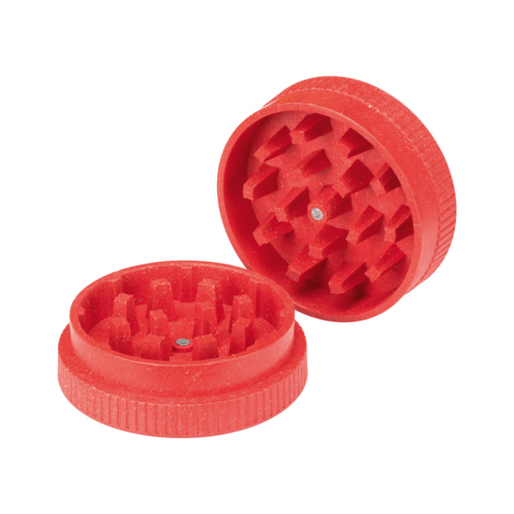 GIZEH Hemp Grinder aus Hanf, 2-teilig, 55 mm, Display mit 24 Stück