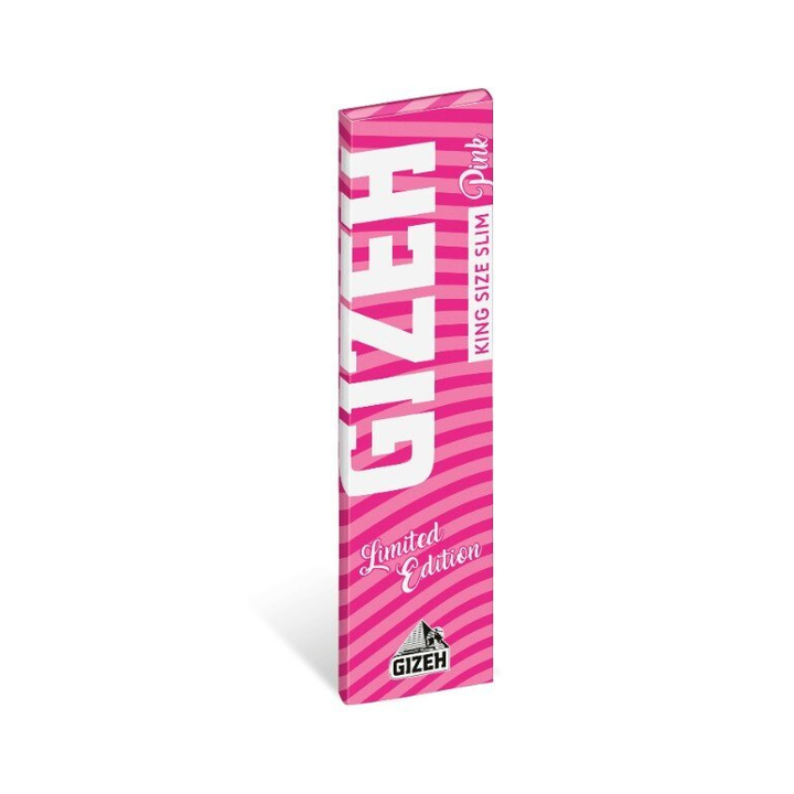 GIZEH Pink King Size Slim Papers Heft 34 Blatt