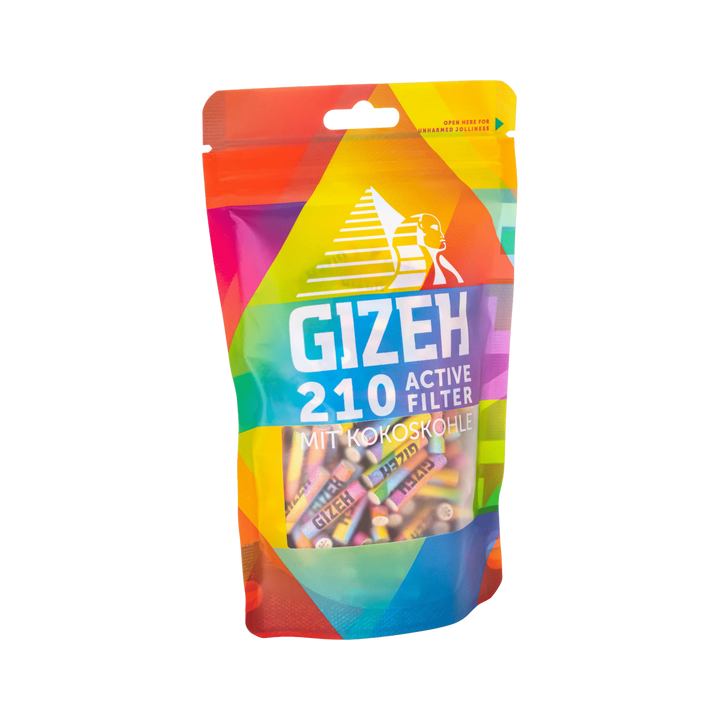 GIZEH Rainbow Active Filter 6 mm schräge Bag-Ansicht