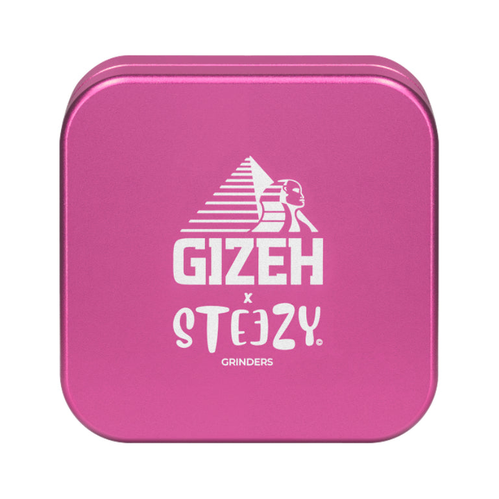 Grinder GIZEH x STEEZY rose, 2 pièces, 55 mm