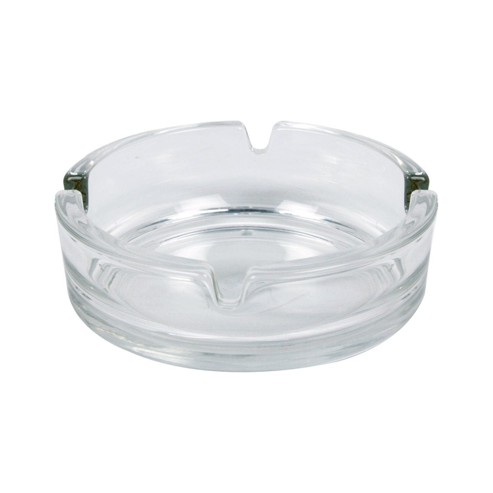 Posacenere in vetro trasparente, 10.5 cm, 6 pezzi