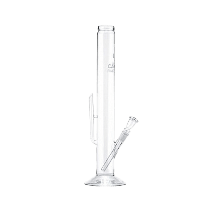 Glas Bong Cactus 46 cm, transparent mit Gravur