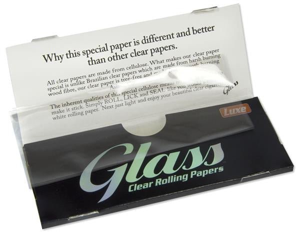 Transparentes GLASS King Size Paper als Einzelblatt (Detail)