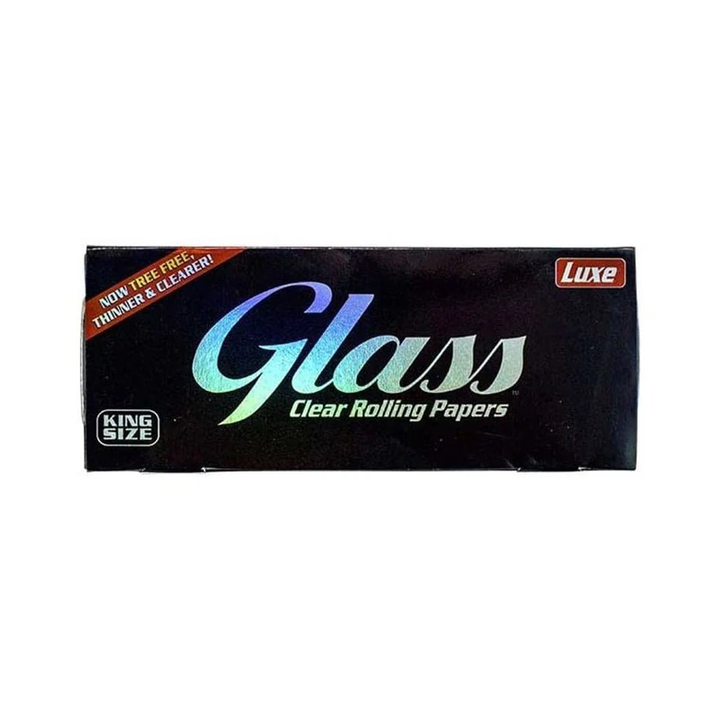 GLASS Clear Rolling Papers King Size, 40 transparente Blättchen