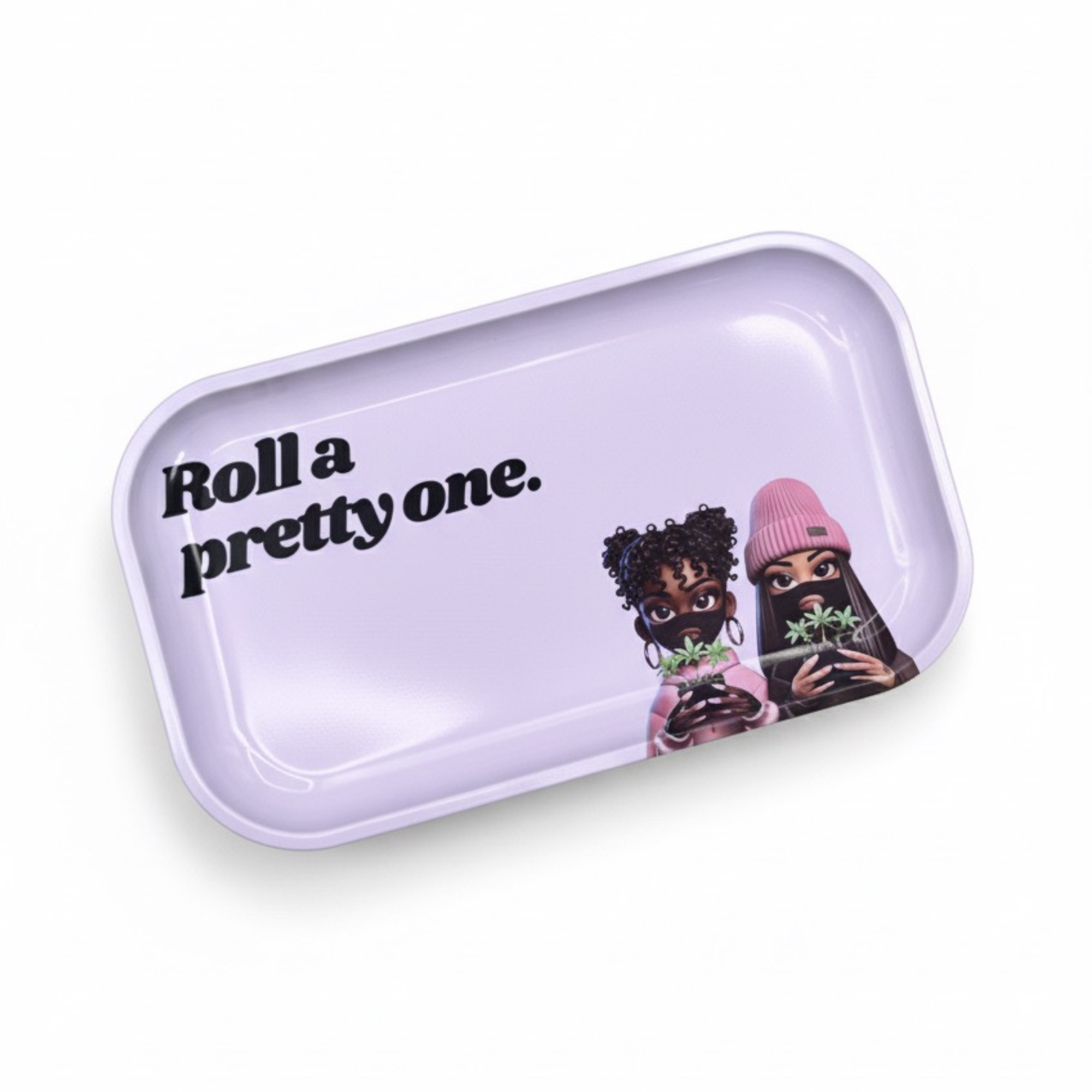 Glossy Genetics Pretty Tray pinkes Rolling Tray