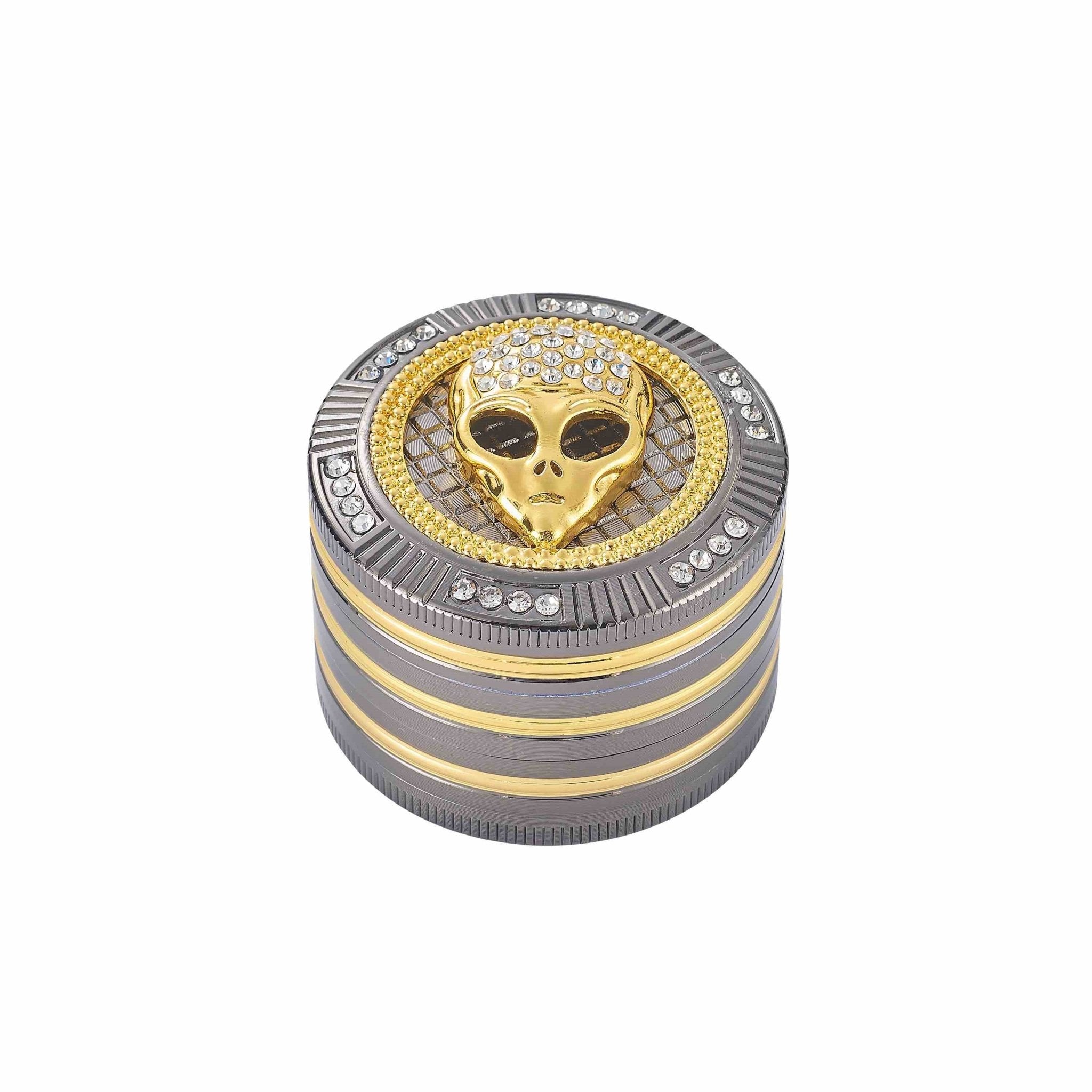 Grinder Bling Bling Alien - 50mm - 4 Layers kaufen bei rauchwerk.ch