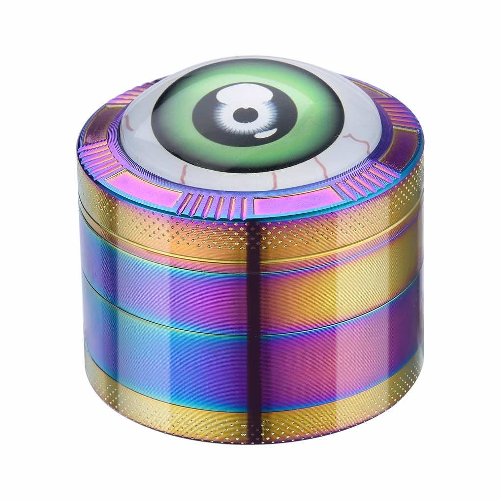 Red Eyes Rainbow Grinder in Grün, 4-teilig, 50 mm