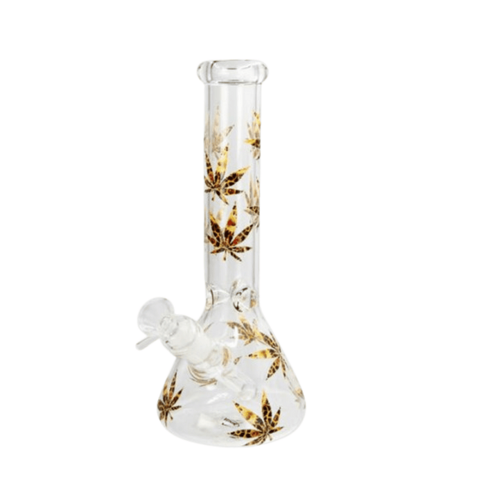 Glas Bong 26 cm mit Ice Percolator, fluoreszierend