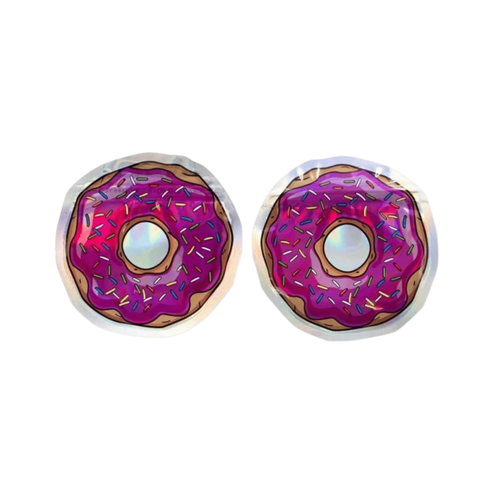 Smellproof Bags Donut 100×100 mm, 100 Stück Zip-Beutel