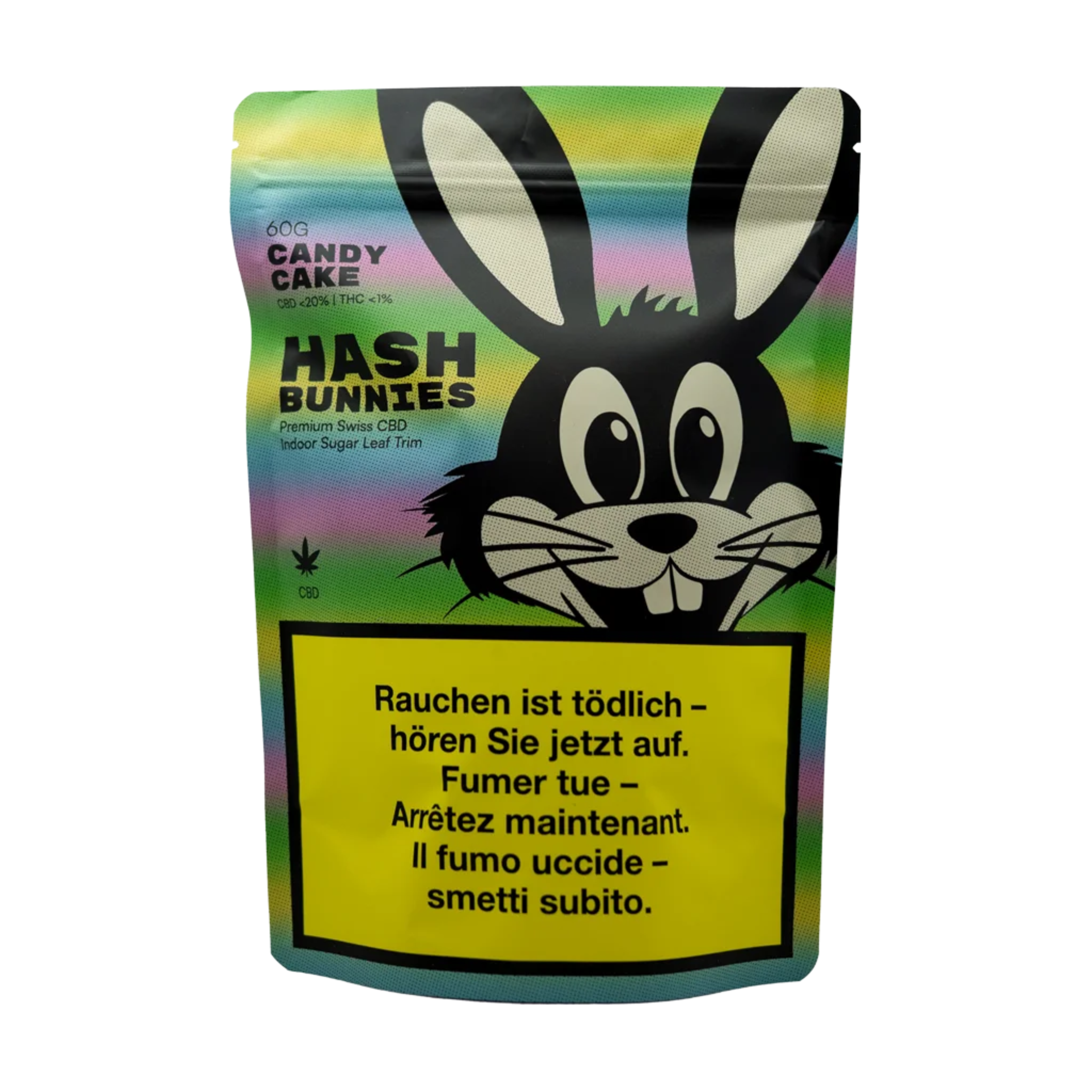 Hash Bunnies Candy Cake CBD Indoor Trim 60g Beutel