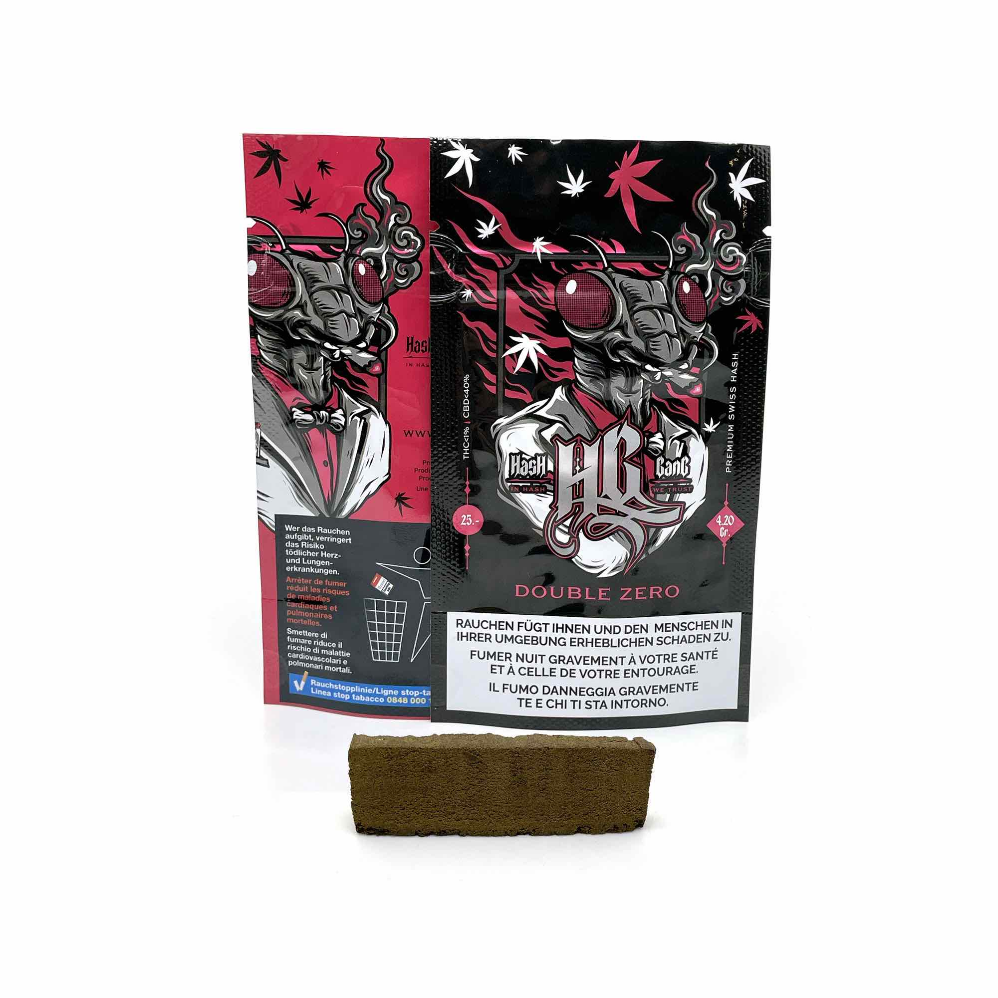 Hash Gang Double Zero CBD Hasch 4.2g Packung