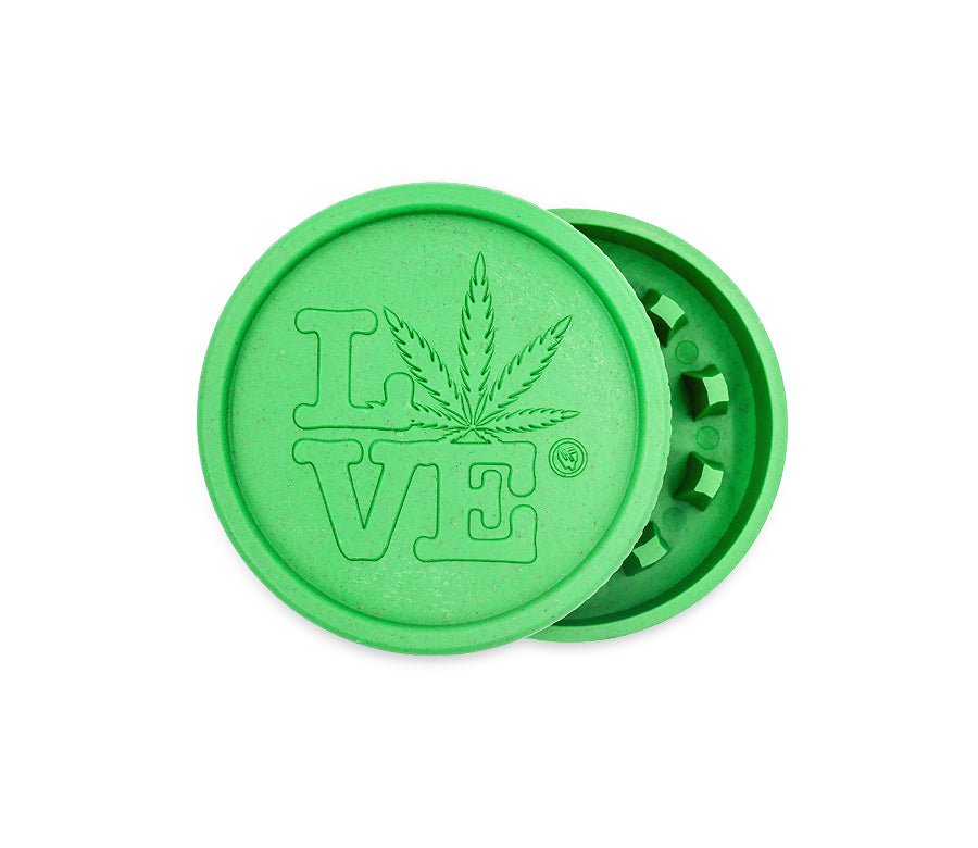Grüner HEMP Grinder 420 Love, 55 mm, 2-teilig