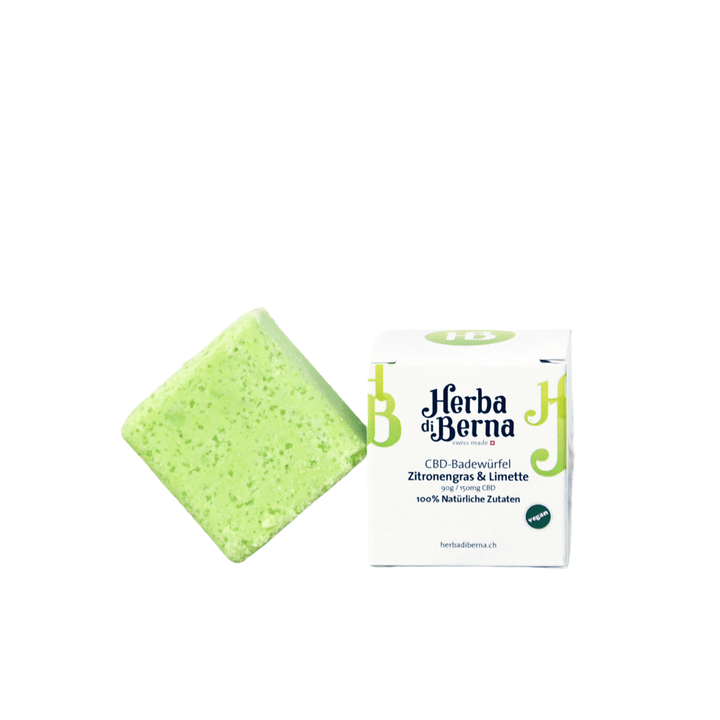 Herba di Berna CBD Badewürfel Zitronengras & Limette 90g