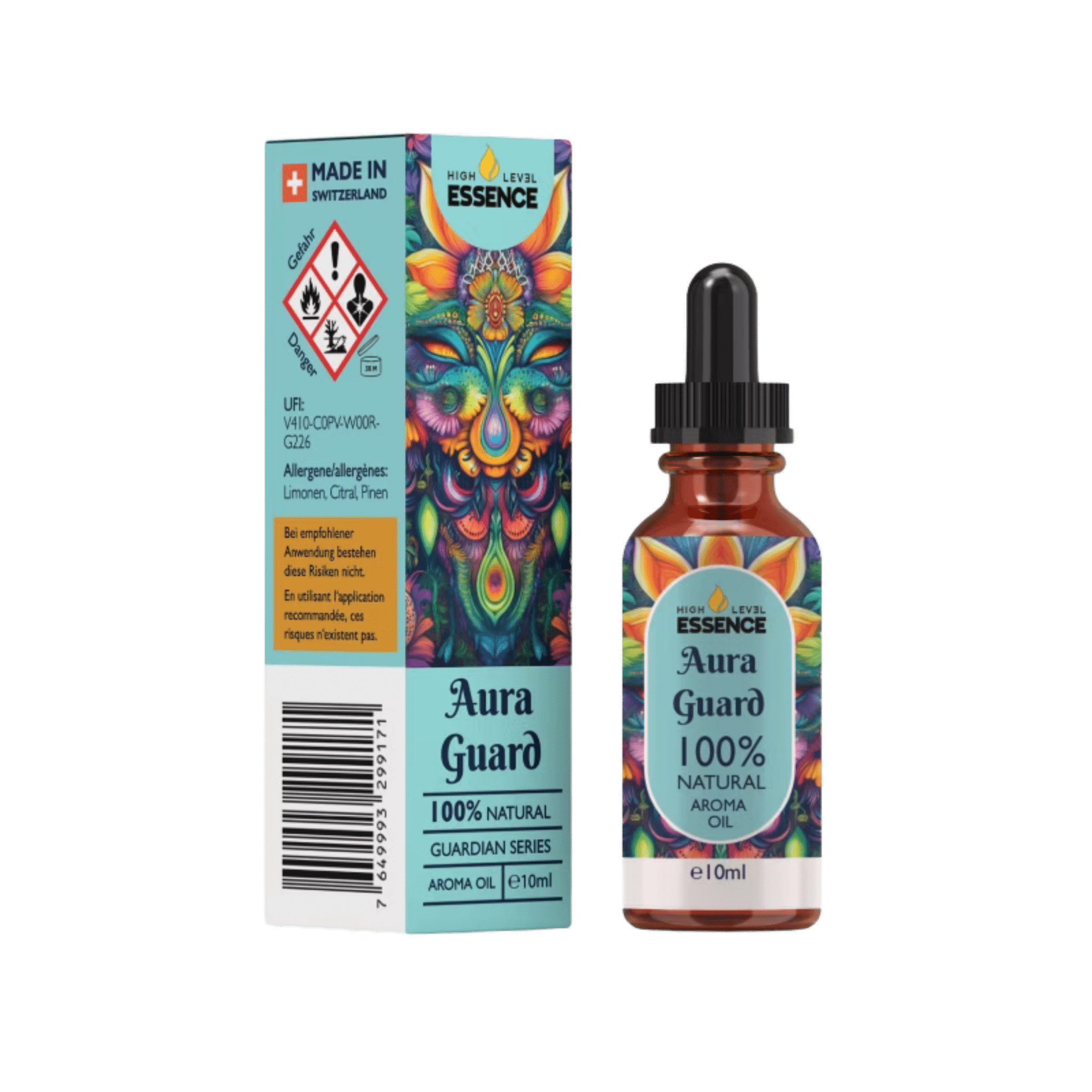 High Level Essence Aura Guard Aromaöl 10 ml – Packung