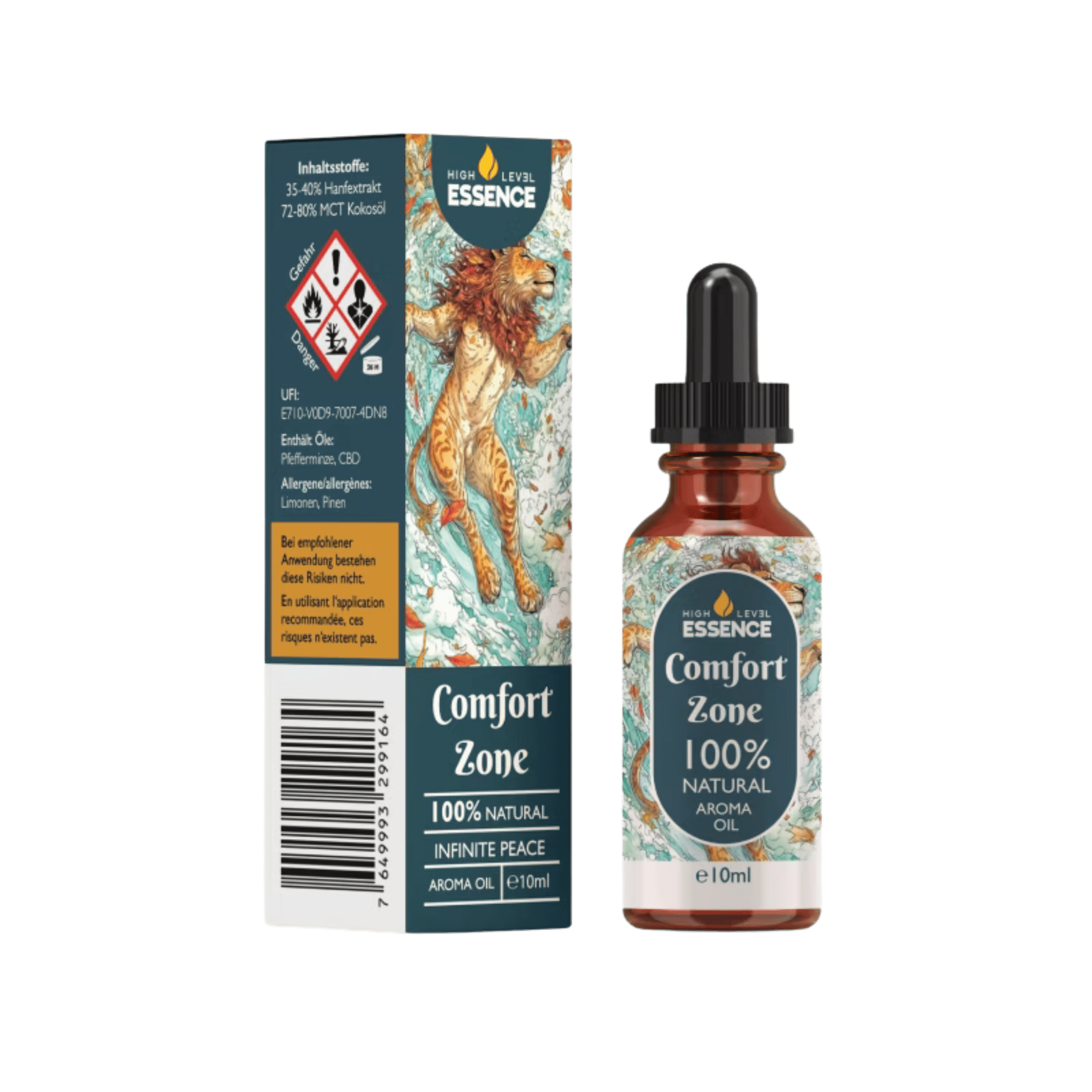 High Level Essence Comfort Zone CBD/CBN Aromaöl Pfefferminze 10 ml