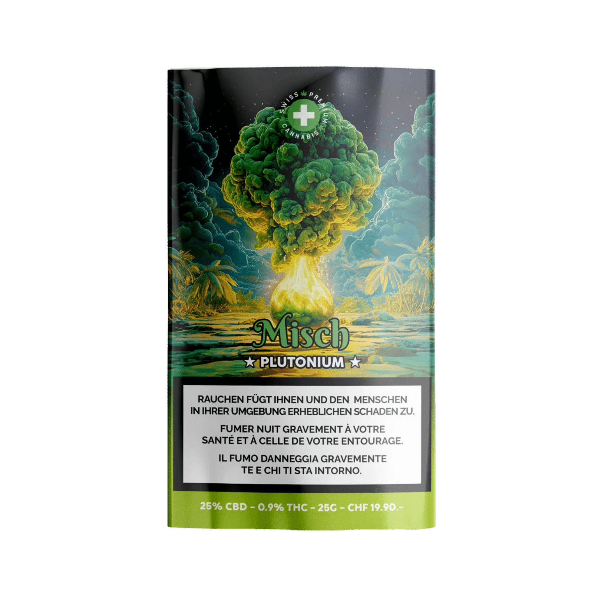 High Level Genetics Plutonium Indoor CBD Misch 25g