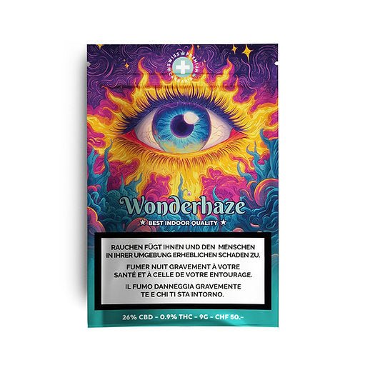 High Level Genetics - Wonderhaze - Indoor CBD Blüten - 9g kaufen bei rauchwerk.ch