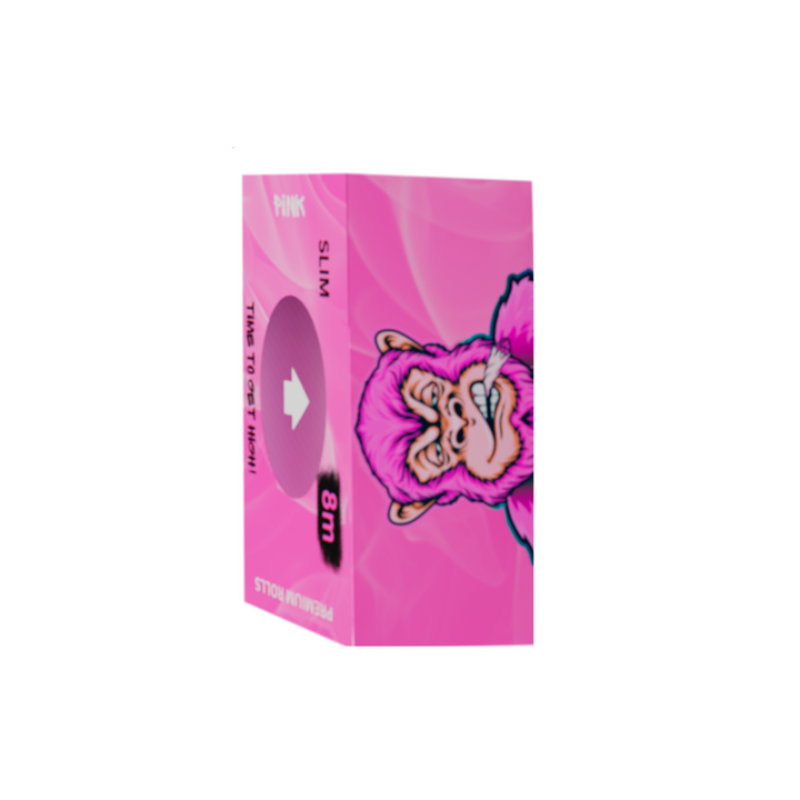 Highstore Pink Rolls, 8 m, 24 Stück