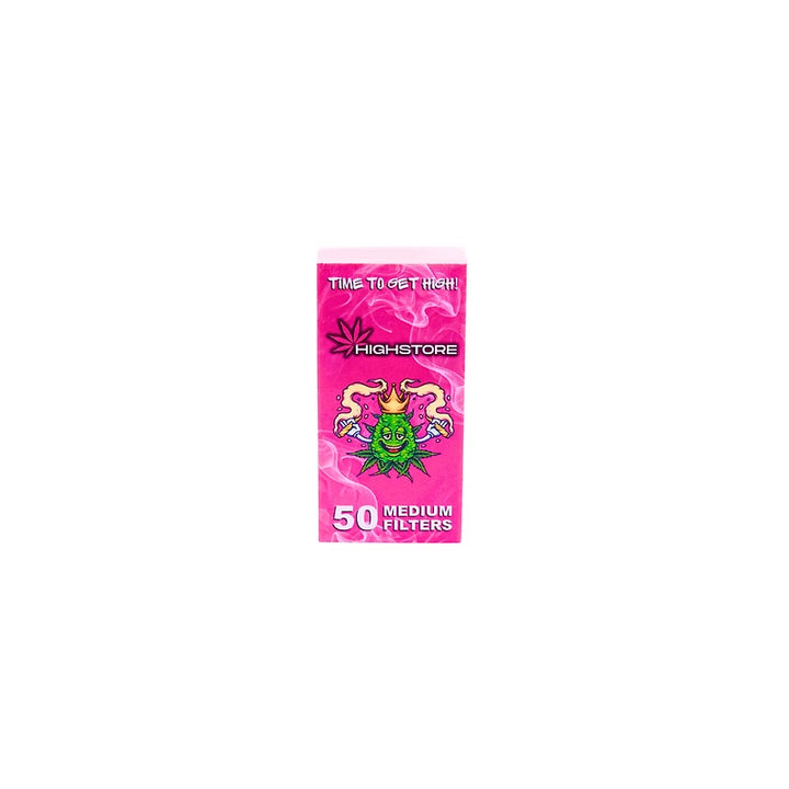 Highstore Pink Tips Drehfilter, 50 Stück