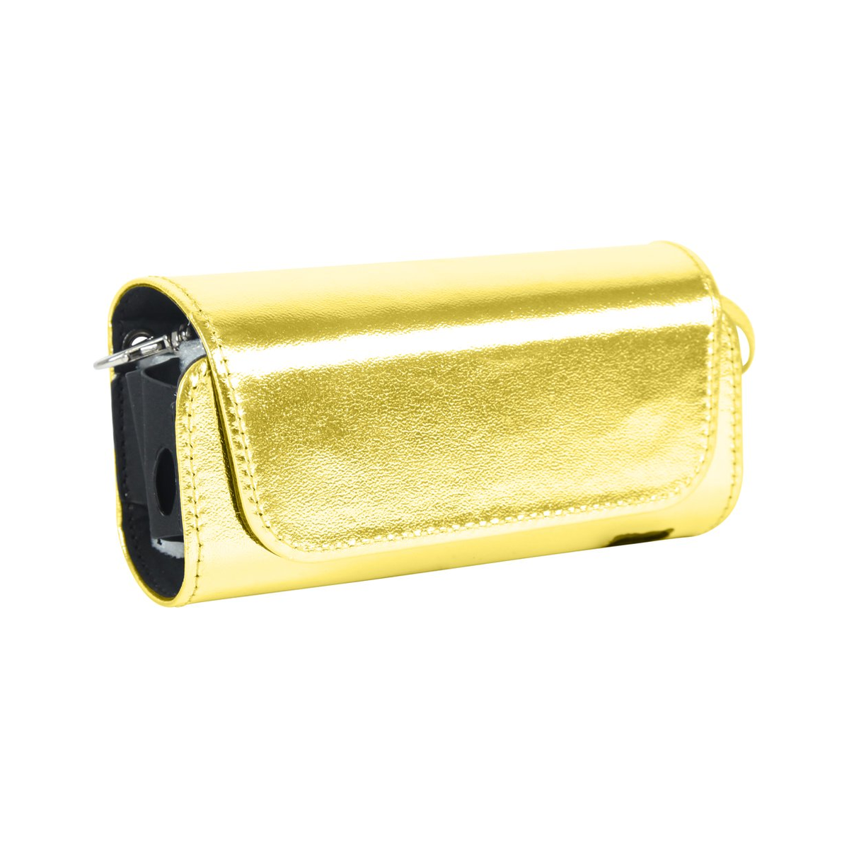 Hülle für IQOS aus PVC in Gold mit Aufhänger – Schutzhülle