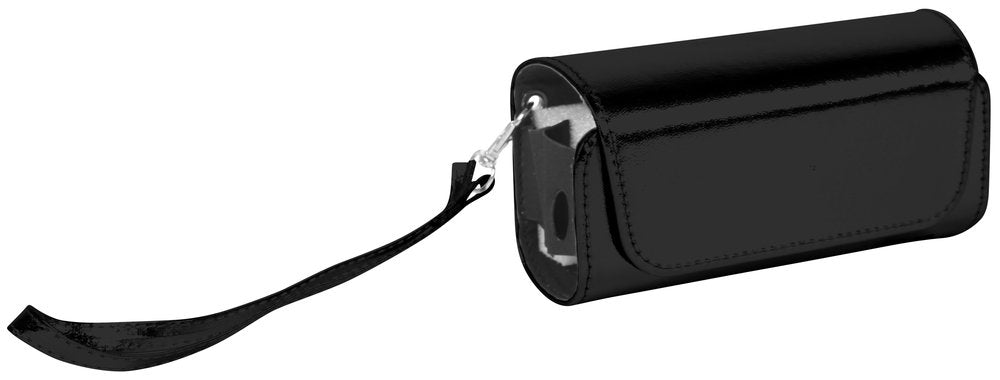 Hülle für IQOS aus PVC in Schwarz glänzend mit Aufhänger