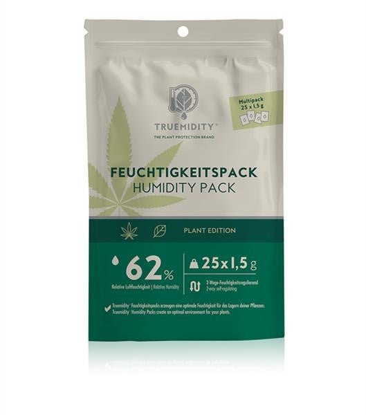 Humidity Pack - Feuchtigkeitsregulator - 62% - 1.5g - Display - 25 Stück kaufen bei rauchwerk.ch