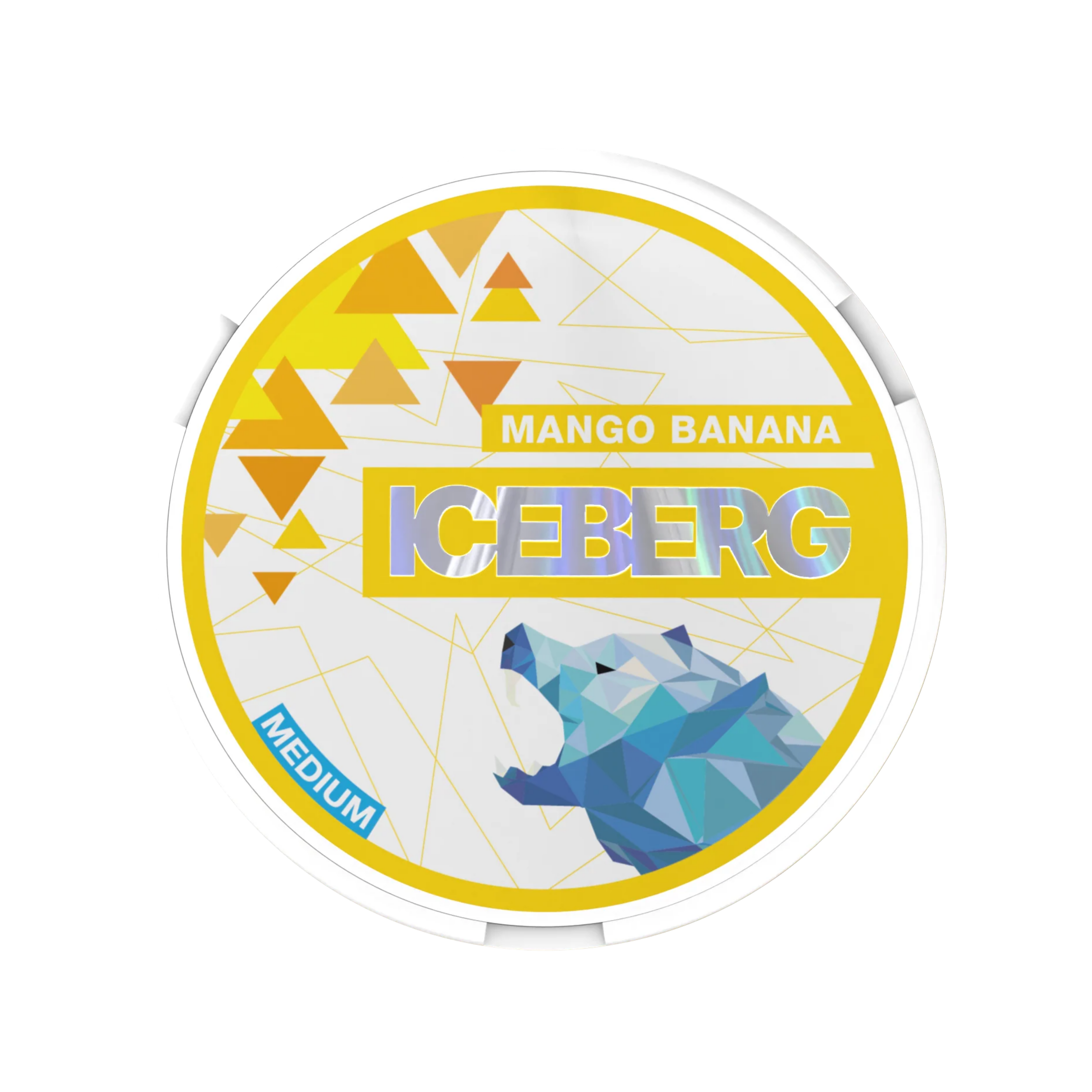 ICEBERG Medium Mango Banana Nikotinbeutel Dose 20mg/g