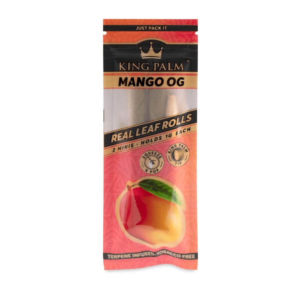 King Palm Mini Mango OG Real Leaf Rolls 2er-Pack