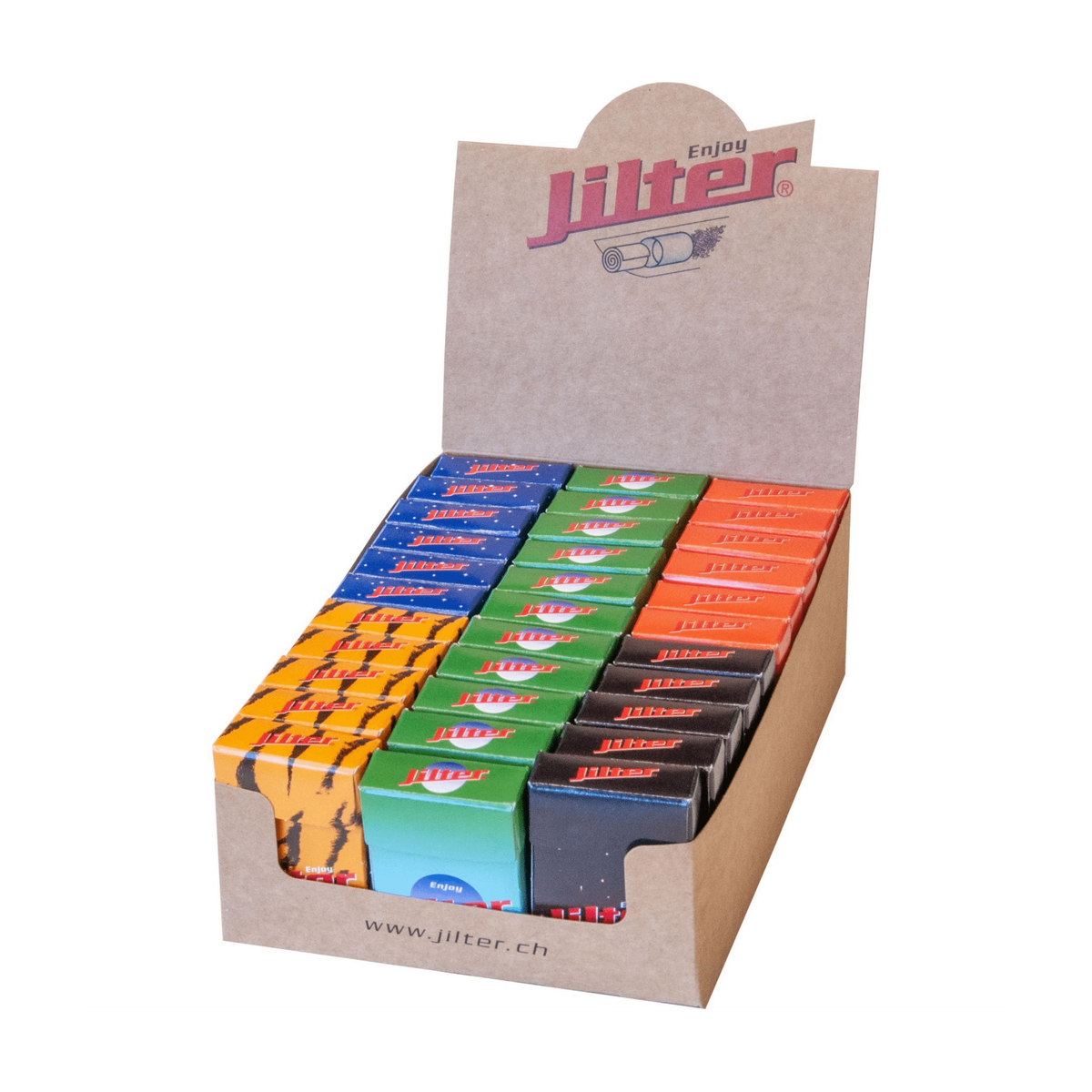 Jilter Display-Box mit 33 Klick-Boxen à 42 Filter