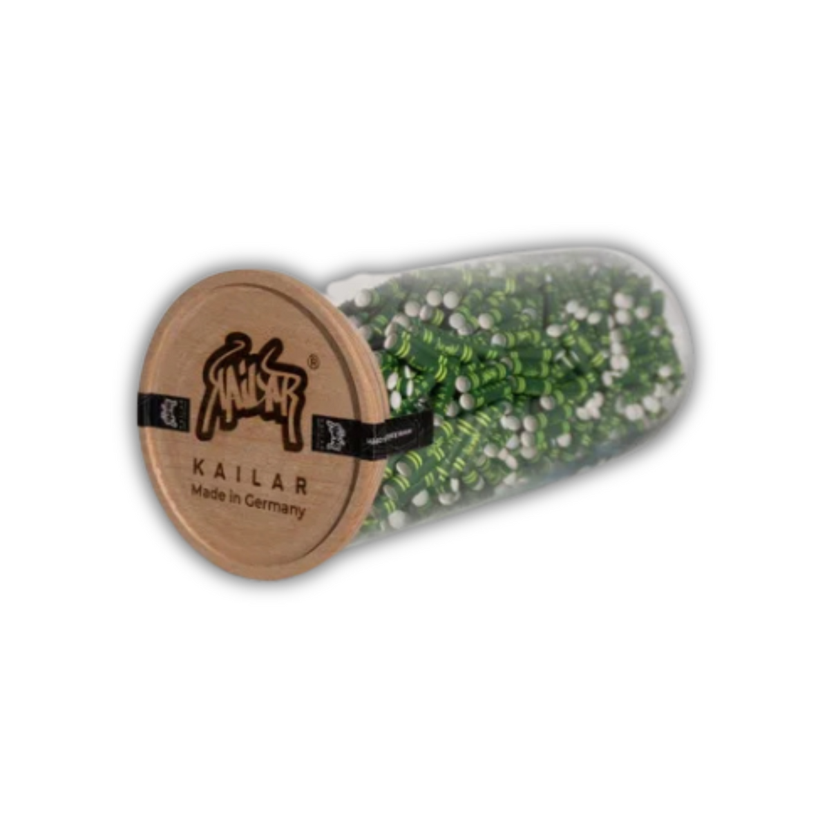 Kailar Aktivkohlefilter Green im 825er Glas mit Holzdeckel