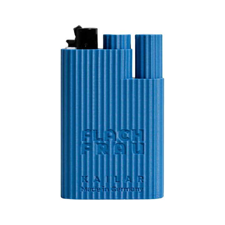 Kailar FLACHFRAU Blue Aufbewahrungs-Case im Flachmann-Format