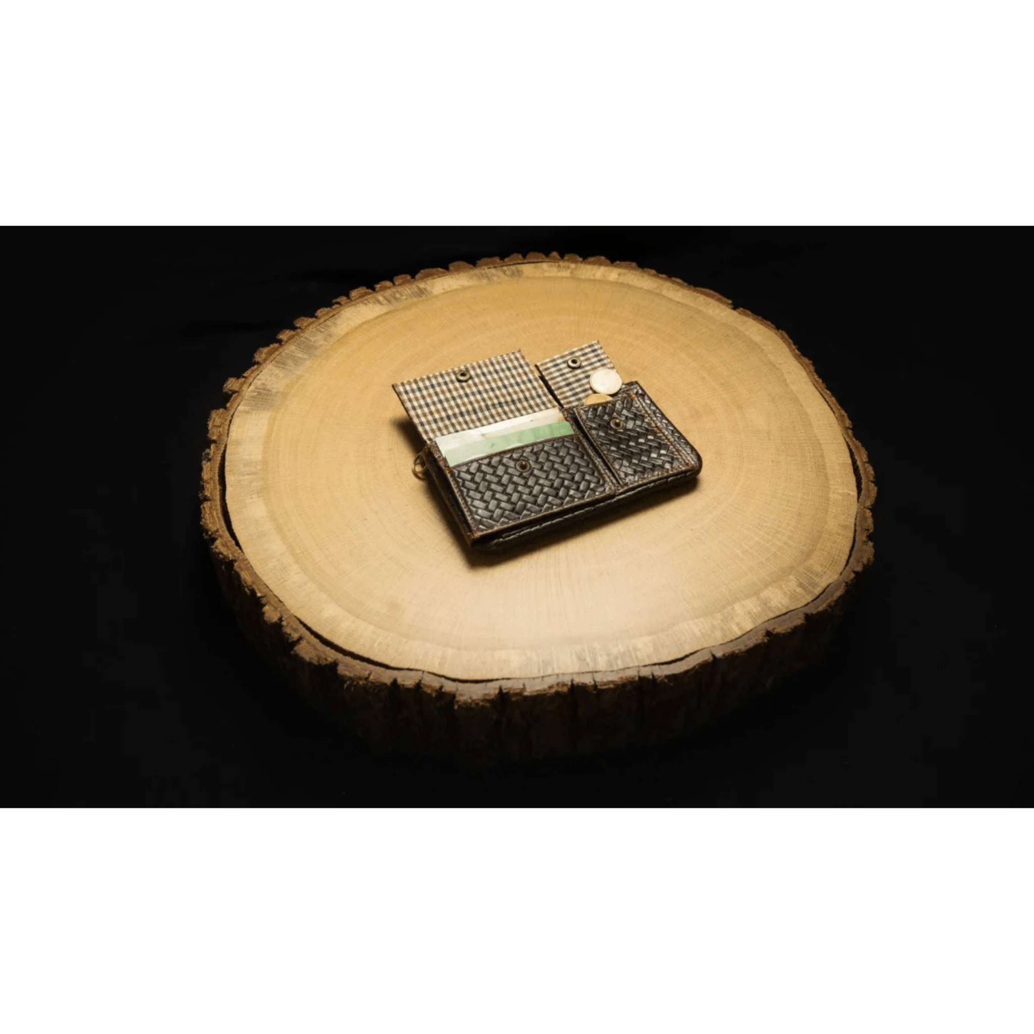 Kavatza - Tabak Portemonnaie SMALL WOVEN HAVANA - Brown kaufen bei rauchwerk.ch