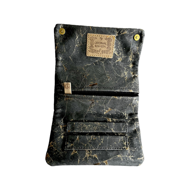 Kavatza Tabaktasche aus Kork, Golden Black Deluxe