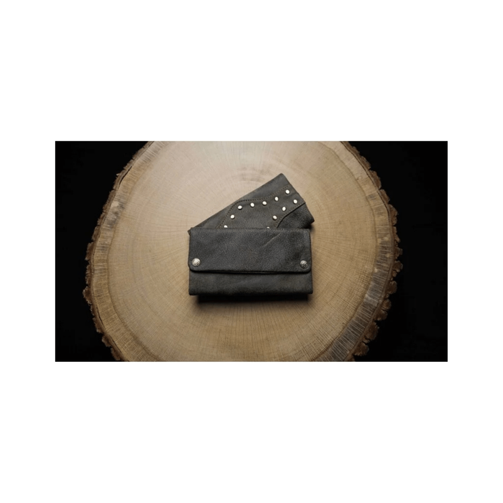 Kavatza Tabaktasche Wild Thing Grey Brown aus Kuhleder