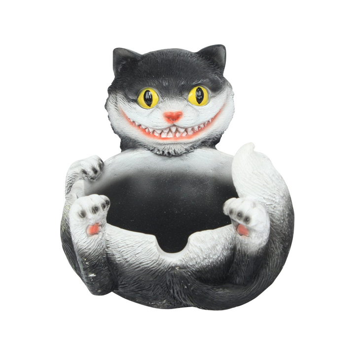 Keramik-Aschenbecher im Katzen-Design, 9 cm, Ansicht 1