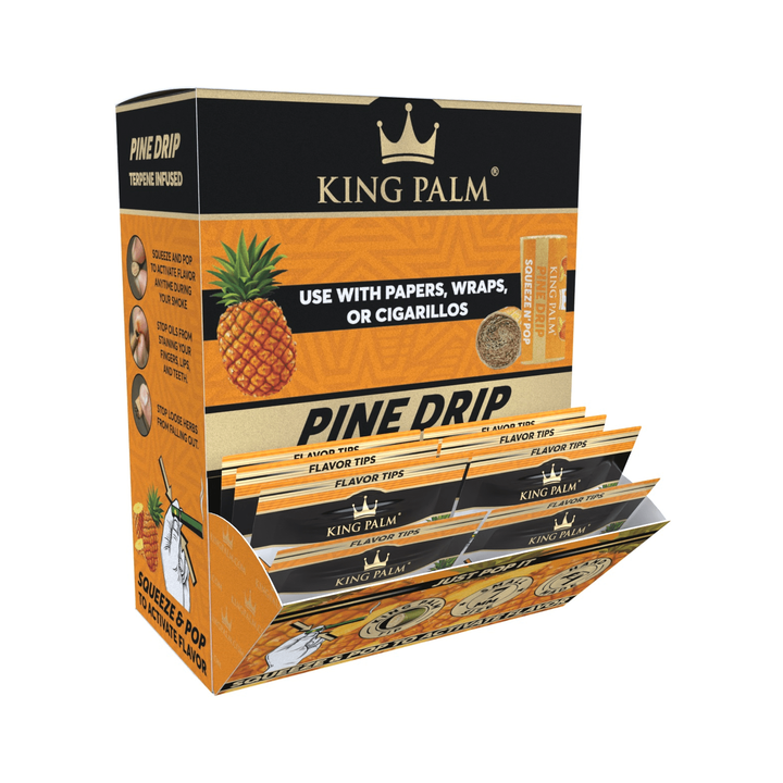 King Palm Pine Drip Display mit 50 Packungen