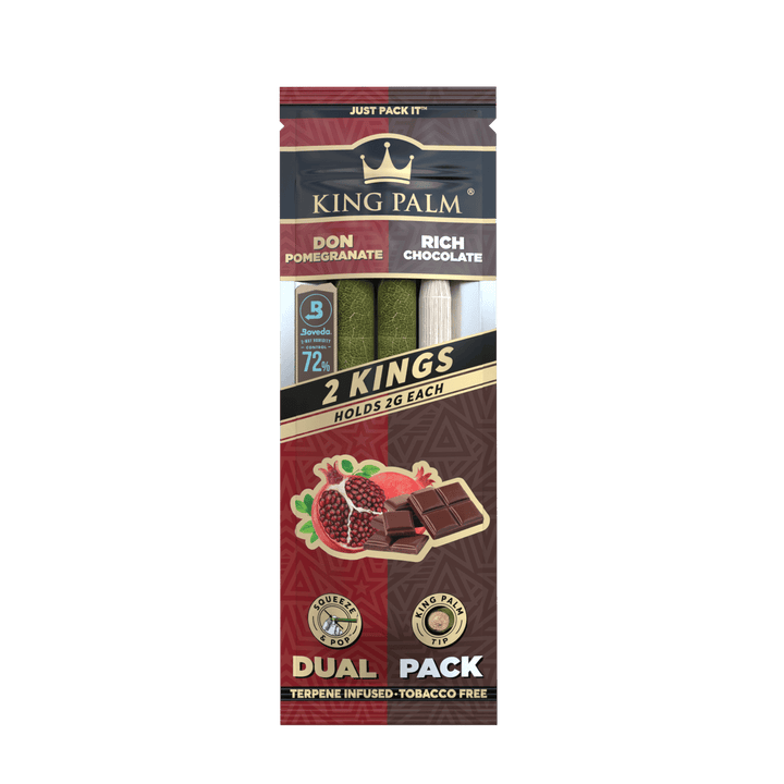 King Palm King Don Pomegranate & Chocolate Dual Pack