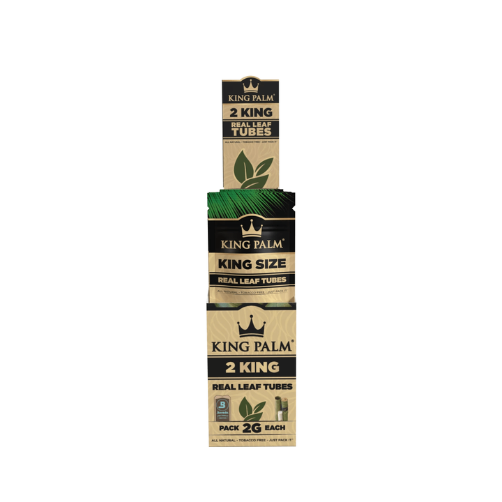 King Palm King Natural Display mit 20 Packungen