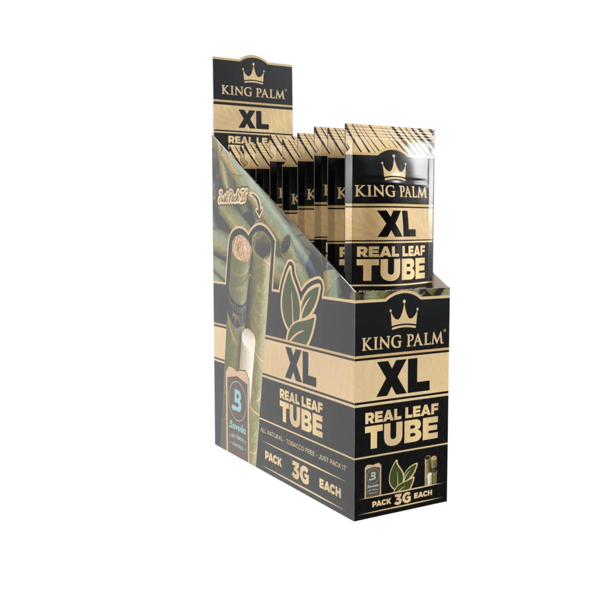 King Palm - King XL - Natural + Tube kaufen bei rauchwerk.ch