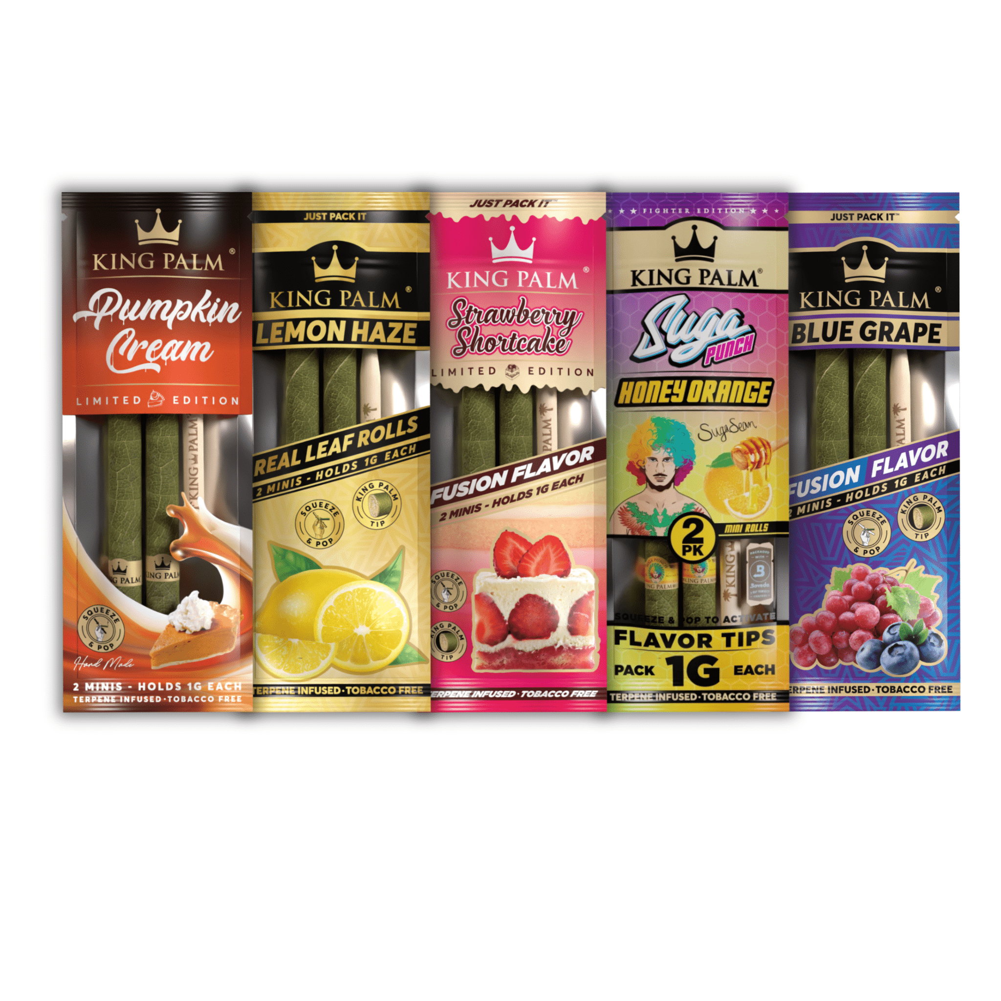 King Palm Mini Bundle Packung mit 5 Sorten