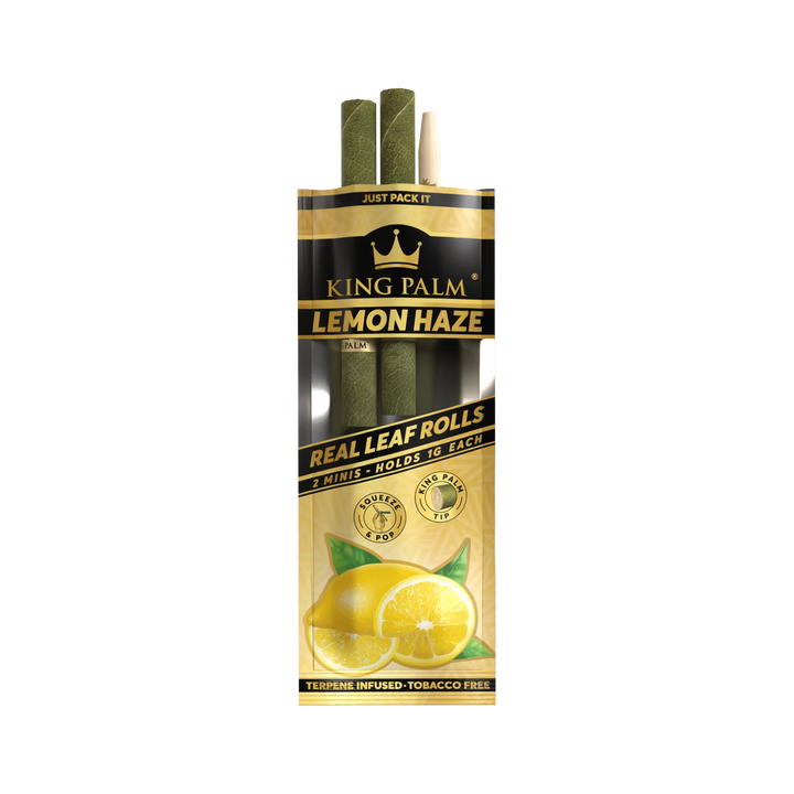King Palm Mini Lemon Haze 2er-Pack schräg aufgenommen