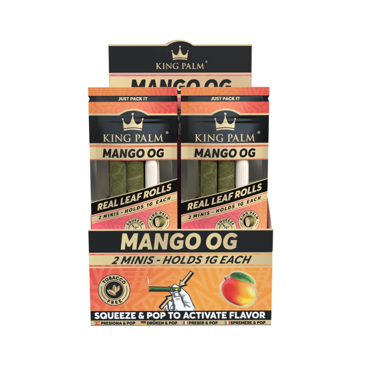King Palm Mini Mango OG Display mit 20 Packungen