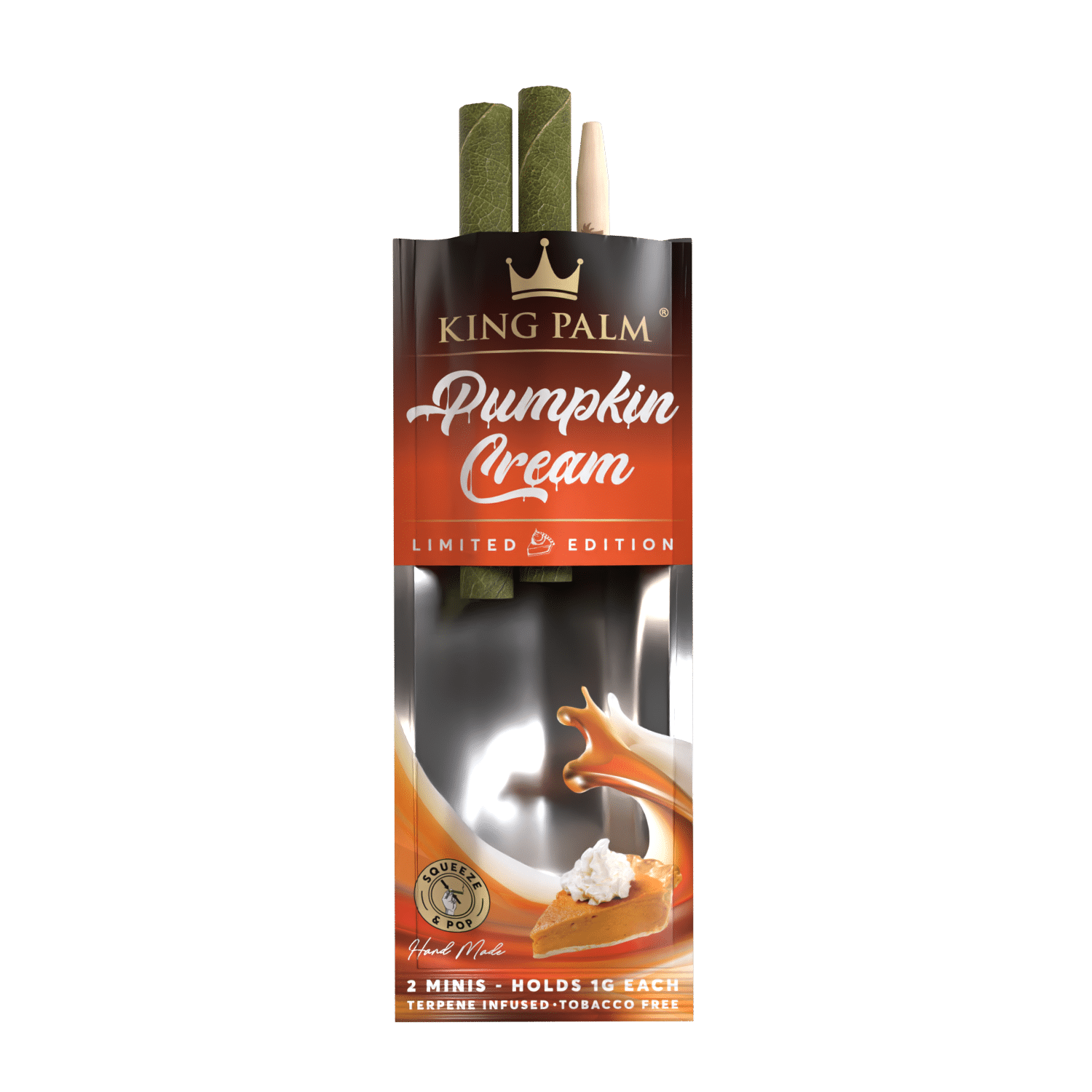 Detailansicht King Palm Mini Roll Pumpkin Cream mit Tip