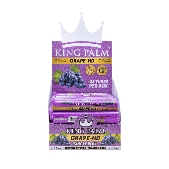 King Palm Mini Tube Grape HD Display mit 24 Tubes