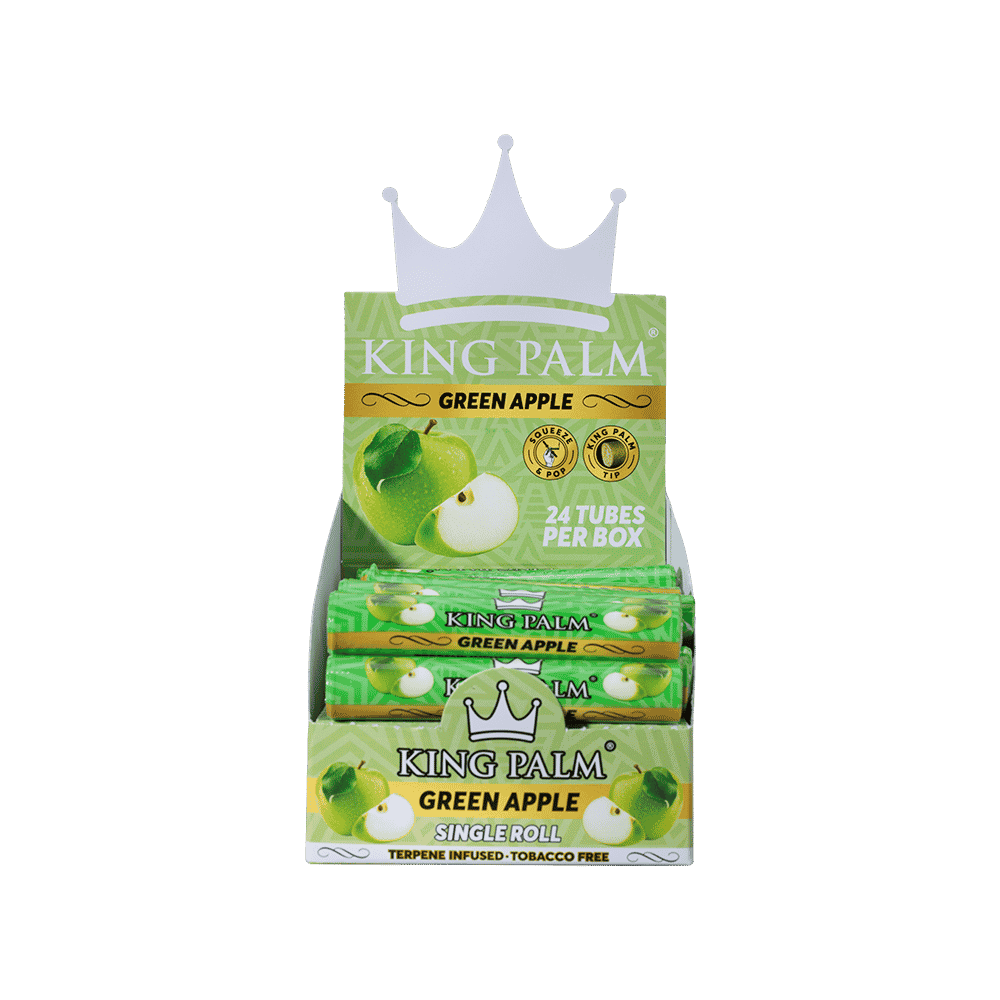 King Palm Green Apple Display mit 24 Mini Tubes