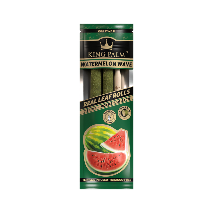 King Palm Slim Watermelon Wave Real Leaf Rolls 2 Stück