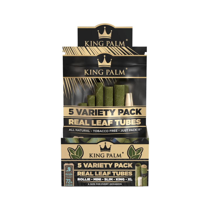 King Palm Variety Pack Natural Display mit 15 Packungen