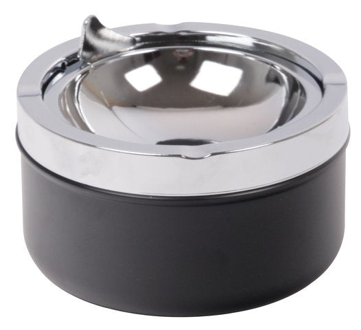 Kippaschenbecher in Schwarz matt, 11 cm