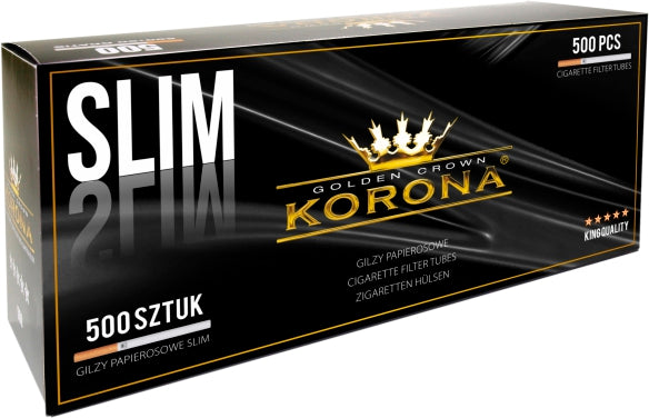 Korona Slim Zigarettenhülsen, 500 Stück