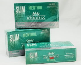 Korona Slim Menthol Zigarettenhülsen, 120 Stück
